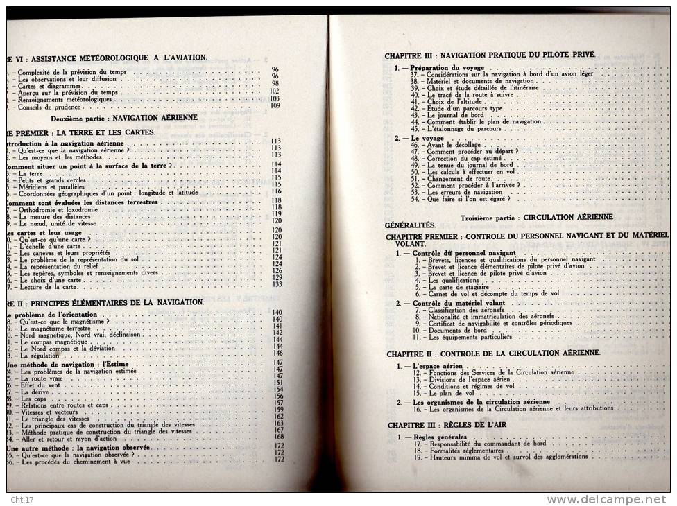 LE VOYAGE AERIEN TOME 1 PREPARATION AU BREVET DE PILOTE AVION CIVIL EDITION COSMOS 1965 - Manuali