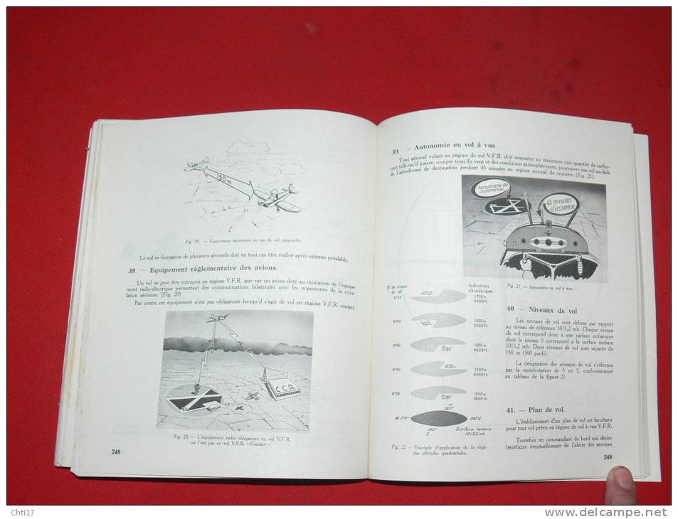 LE VOYAGE AERIEN TOME 1 PREPARATION AU BREVET DE PILOTE AVION CIVIL EDITION COSMOS 1965