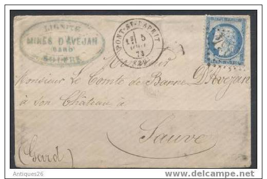 N255  PONT SAINT ESPRIT - GC 2954 - - 1849-1876: Période Classique