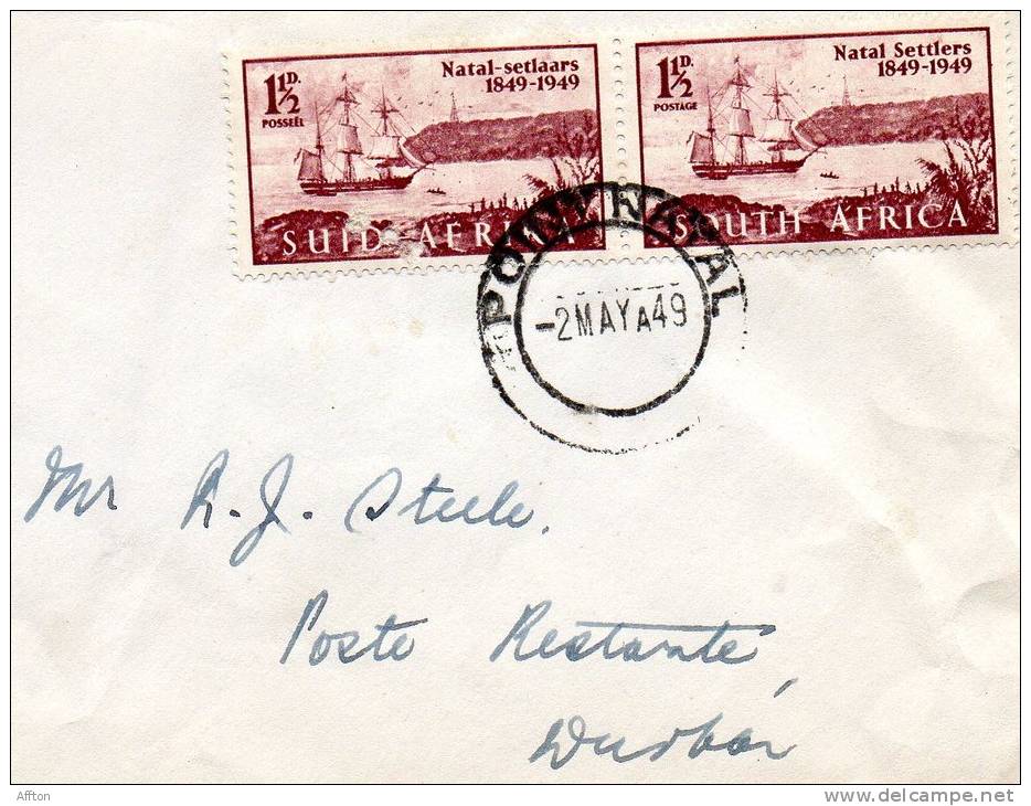 South Africa 1949 FDC - FDC