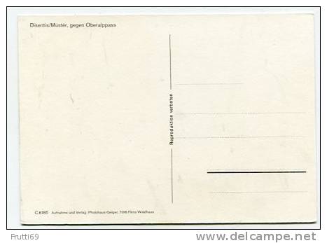 SWITZERLAND - AK143418 Disentis / Mustér Gegen Oberalppass - Disentis/Mustér