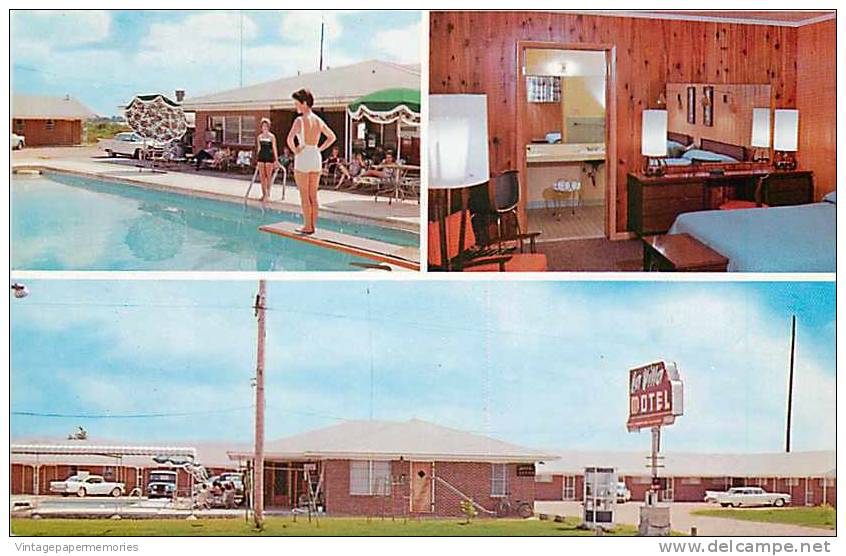 206787-Arkansas, Lake Village, La Villa Motel, Multi-View, Swimming Pool, US Highway 82 & 65 - Autres & Non Classés