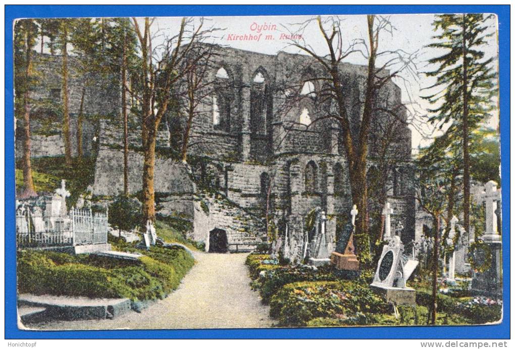 Deutschland; Oybin; Kirchhof Mit Ruine; 1911 - Oybin