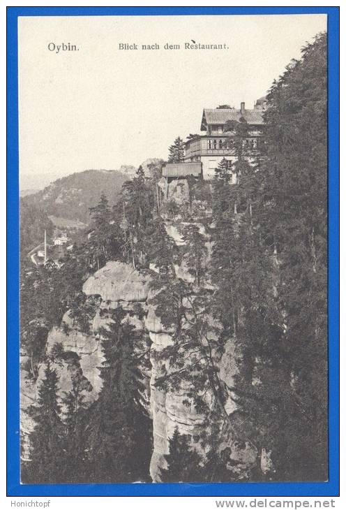 Deutschland; Oybin; Blick Nach Dem Restaurant; 1919 - Oybin