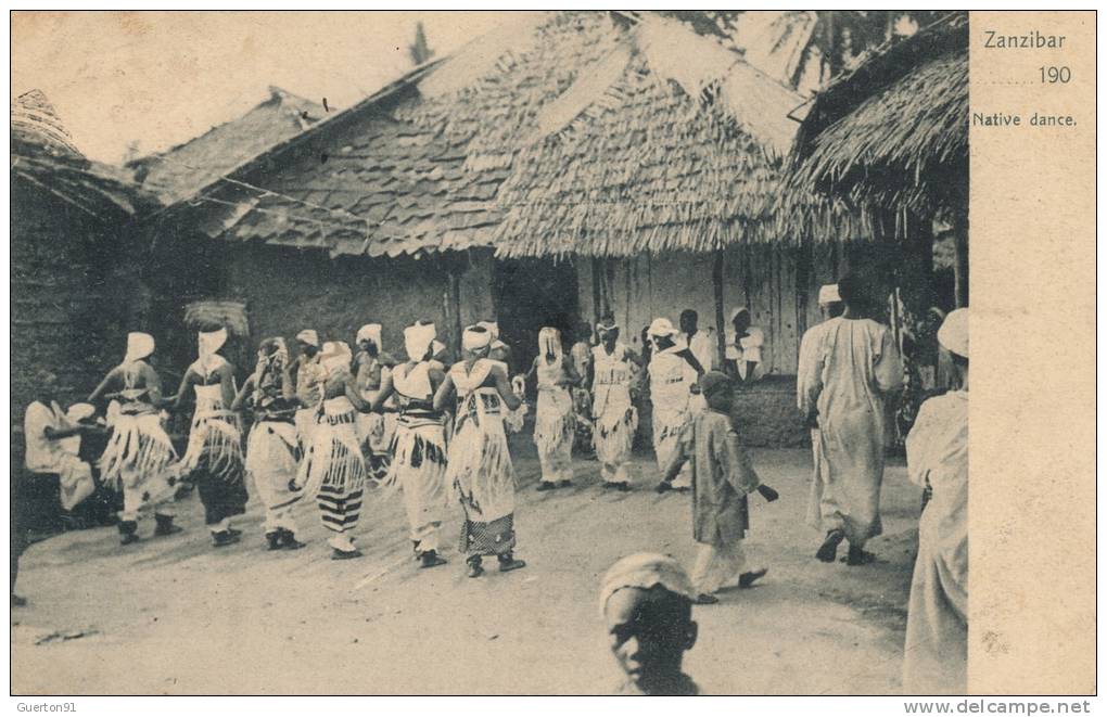 ( CPA AFRIQUE )  TANZANIE /  ZANZIBAR  /  Native Dance  - - Tanzanía