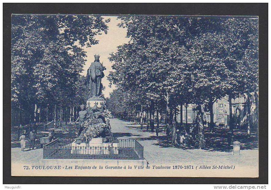 DF / 31 HAUTE GARONNE / TOULOUSE / LES ENFANTS DE LA GARONNE A LA VILLE DE TOULOUSE 1870-1871 - Toulouse