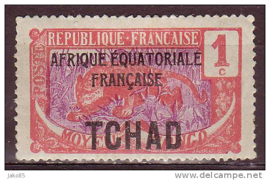 TCHAD - 1924 - YT N° 19  - * - - Ongebruikt