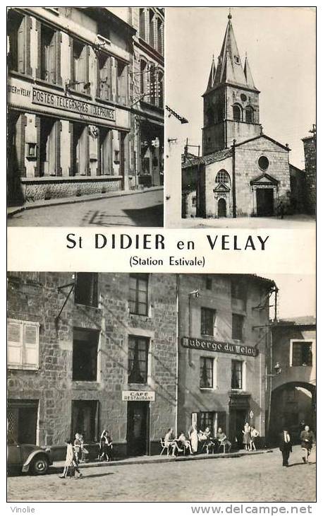 Réf : CTX -13- 196 : Saint Didier En Velay (papiers Collé Au Dos) - Saint Didier En Velay