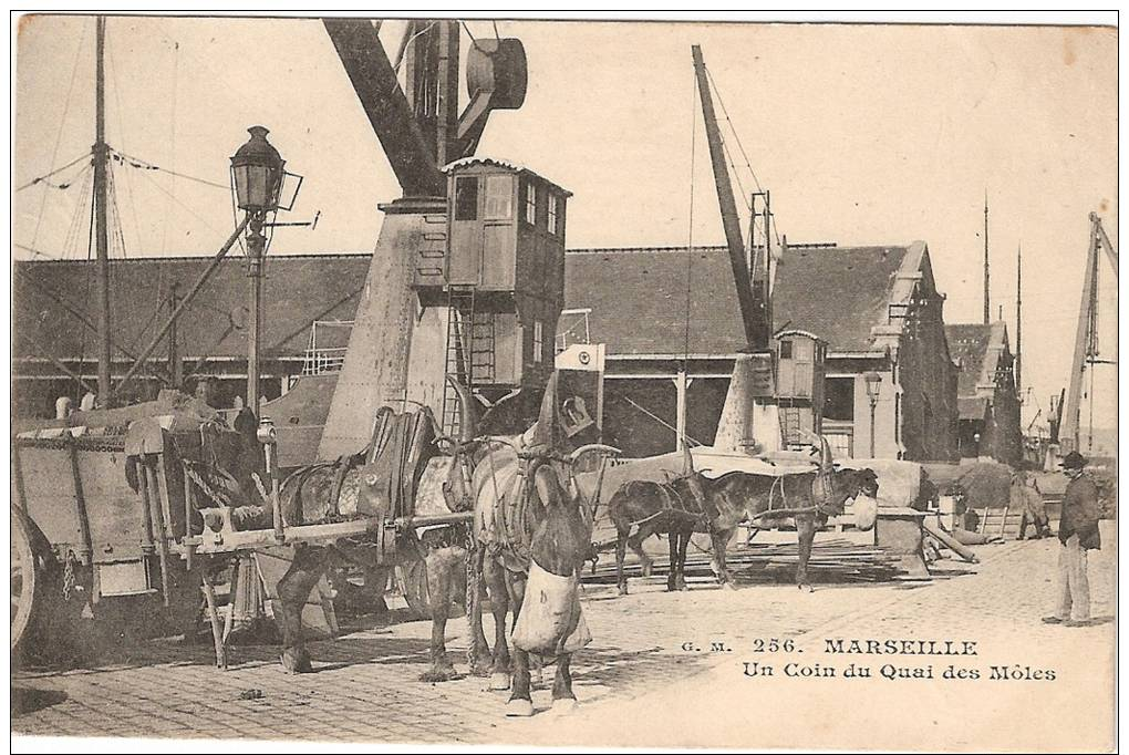 13-Marseille-Un Coin De Quai Des Môles     Carte Pub De Touring Hôtel--- Cours Belsunce 28a - Non Classificati