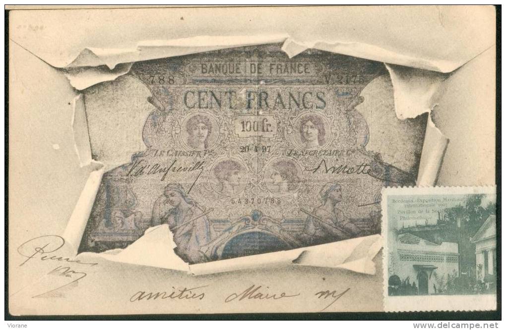 Billet   Français De 100 Fr - Monnaies (représentations)