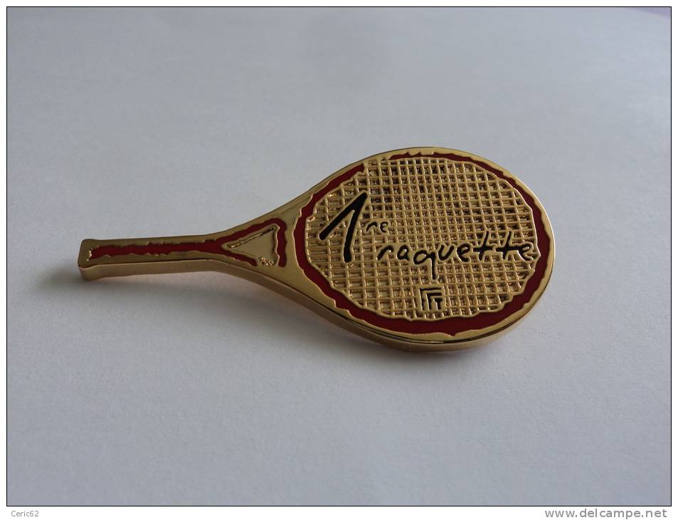 NON PINS BROCHE TENNIS 1re RAQUETTE F.F.T EDITION BALLARD - Tennis