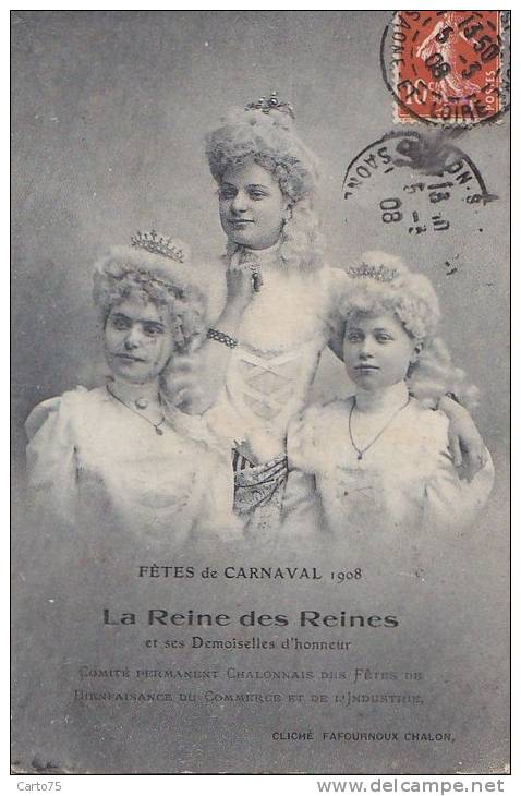 Carnaval - Reines - Costume Perruques Cheveux - Châlon Sur Saône - Carnaval