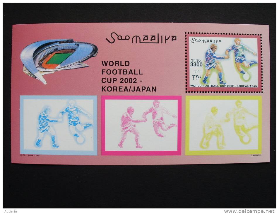 Somalia 932 Block 87++ MNH, . Fußball-Weltmeisterschaft , Japan Und Südkorea - Somalia (1960-...)