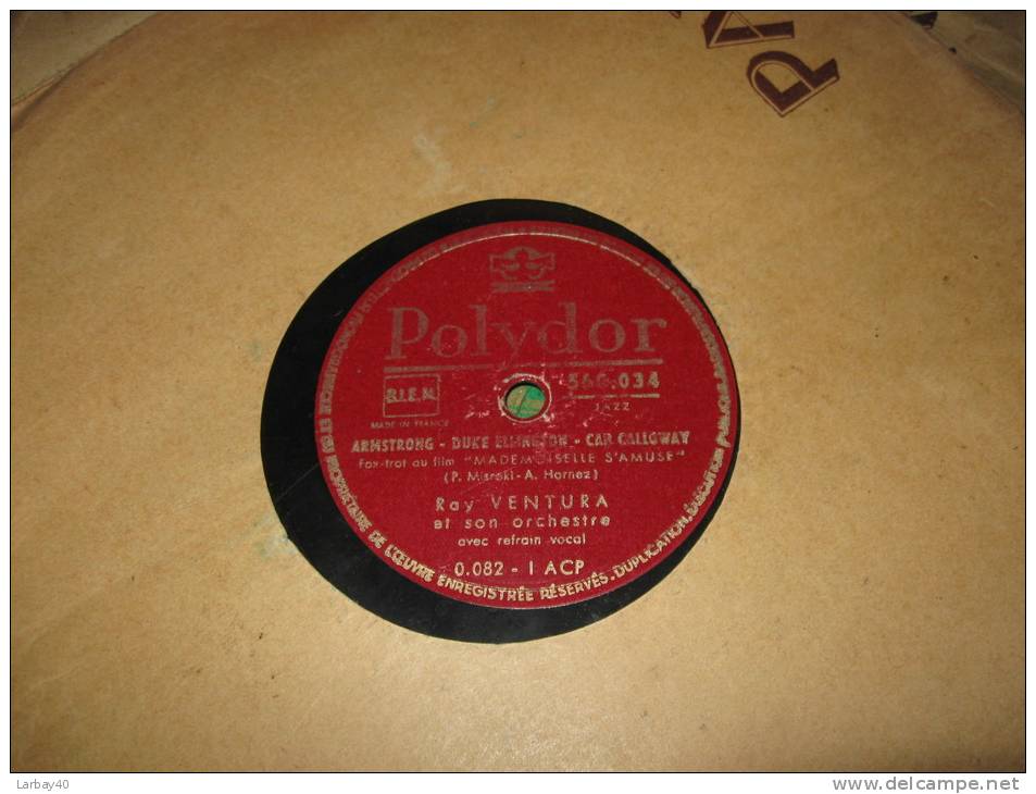 78 Tours Ray Ventura Sans Vous Du Film Mademoiselle S Amuse - 78 Rpm - Schellackplatten