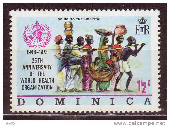 DOMINIQUE  - 1973 - YT N° 355 - ** - - Dominica (...-1978)