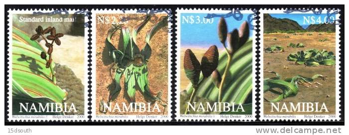 Namibia - 2000 Welwitschia Set (o) # SG 868-871 , Mi 1023-1026 - Cactus