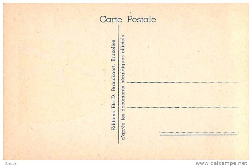 BELGIQUE CARTE MAXIMUM  NUM.YVERT 716 ECUSSON DES POVINCES  FLANDRE OCCIDENTALE - 1934-1951