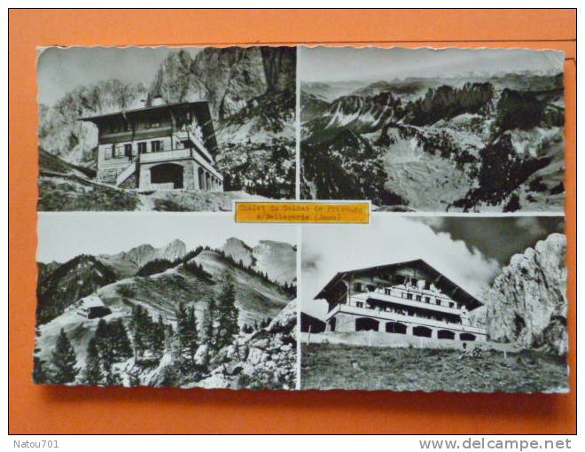 E1-suisse--chalet Du Soldat De Fribourg-s/bellegarde (jaun )--4 Vues - Bellegarde