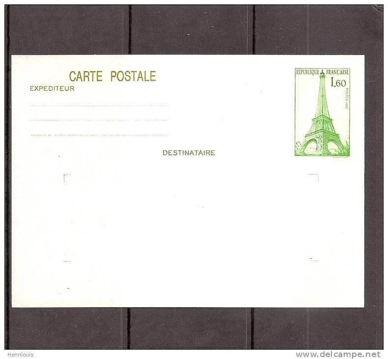 FRANCE   Lot De 2 Cartes Avec Entiers Postaux   Neuves **voir 2 Scans   (ref 498  ) - Mezclas (max 999 Sellos)