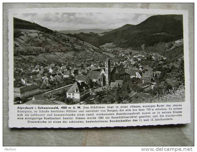 Alpirsbach I.Schwarzwald      D92402 - Alpirsbach