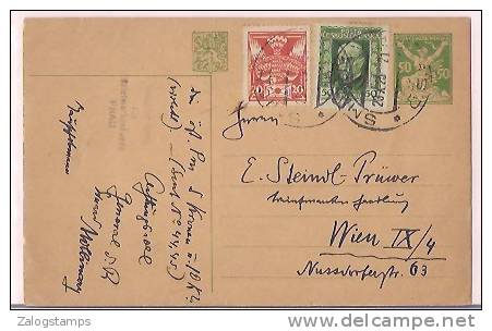 Czechoslovakia Airmail Cover WWII, 1945, Postal Histary, Postal Markings, (9496) - Brieven En Documenten