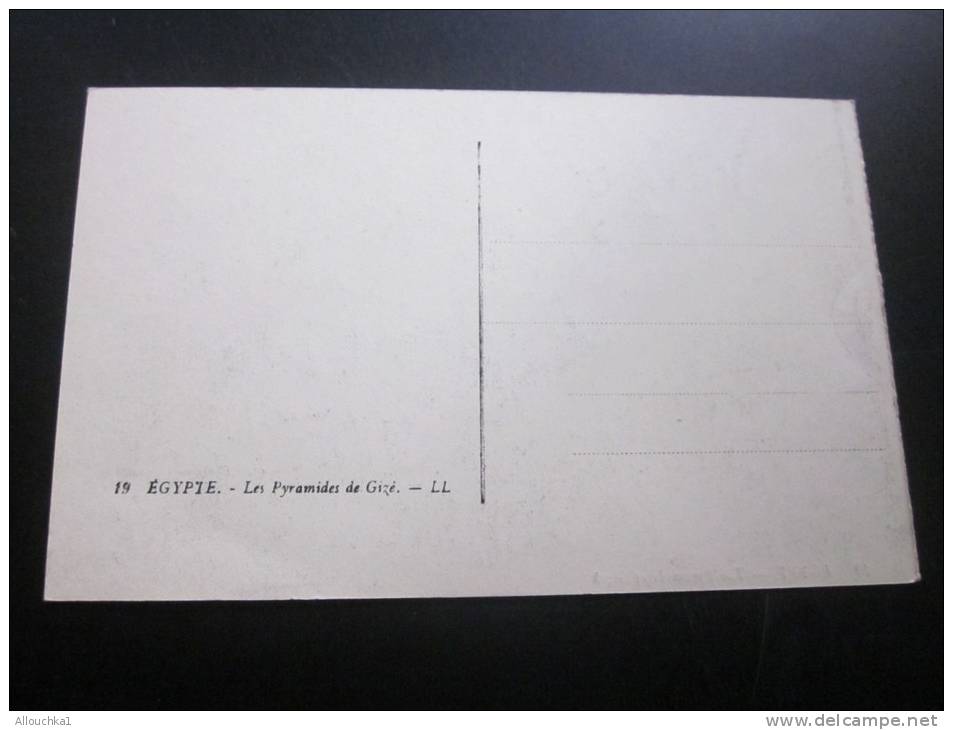 CPA:  Égypte &mdash;Égypt&mdash;&gt;les Pyramides  De Gisé -Gizeh &mdash;&gt;éditions L. L. - Gizeh