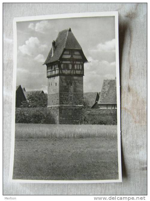 Dinkelsbühl  Bauerlinsturm  Foto Ak  RPPC  D92454 - Dinkelsbuehl