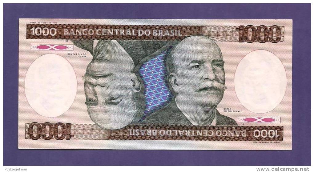 BRASIL , 1978  Banknote,  MINT UNC., 1000 Cruzeiros KM Nr. 201 - Brazil