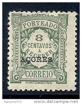 130100384 AZOR C.P.  YVERT  TAXE   Nº  22/23/24/25/26  *   MH - Azores