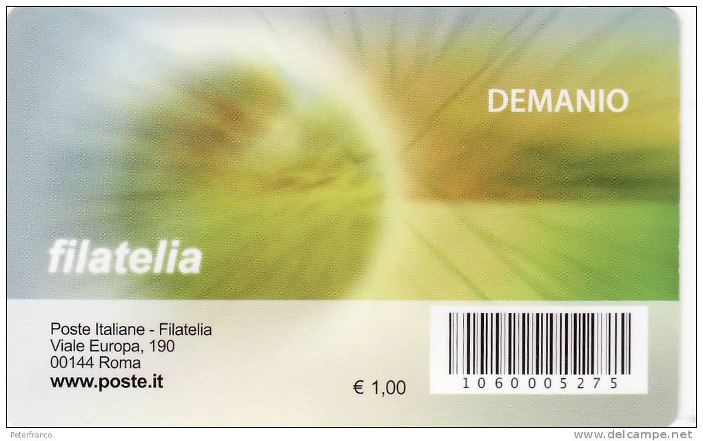 P - 2011 Italia - Agenzie Fiscali - Filatelistische Kaarten