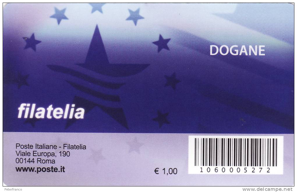 P - 2011 Italia - Agenzie Fiscali - Philatelistische Karten