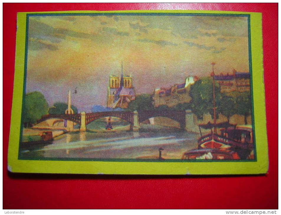 BUVARD COUPE DE LA MARQUE LUC  ENVIRONS 15 CM X 10 CM  ILLUSTRATION PAYSAGE D´UNE VILLE ORLEANS ?? - Zwieback