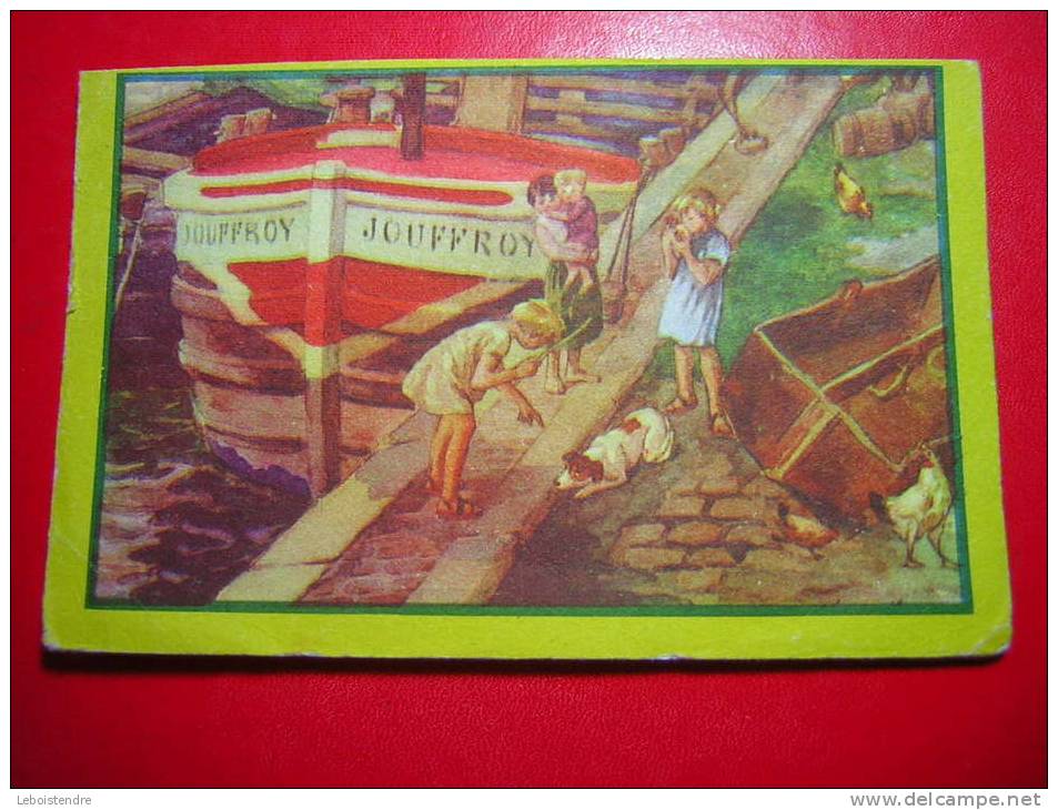 BUVARD COUPE DE LA MARQUE LUC  ENVIRONS 15 CM X 10 CM  ILLUSTRATION SCENE AVEC DES ENFANTS QUI JOUENT - Zwieback