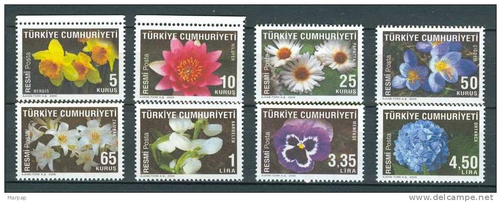 Turkey, Yvert No 267/274, MNH - Francobolli Di Servizio