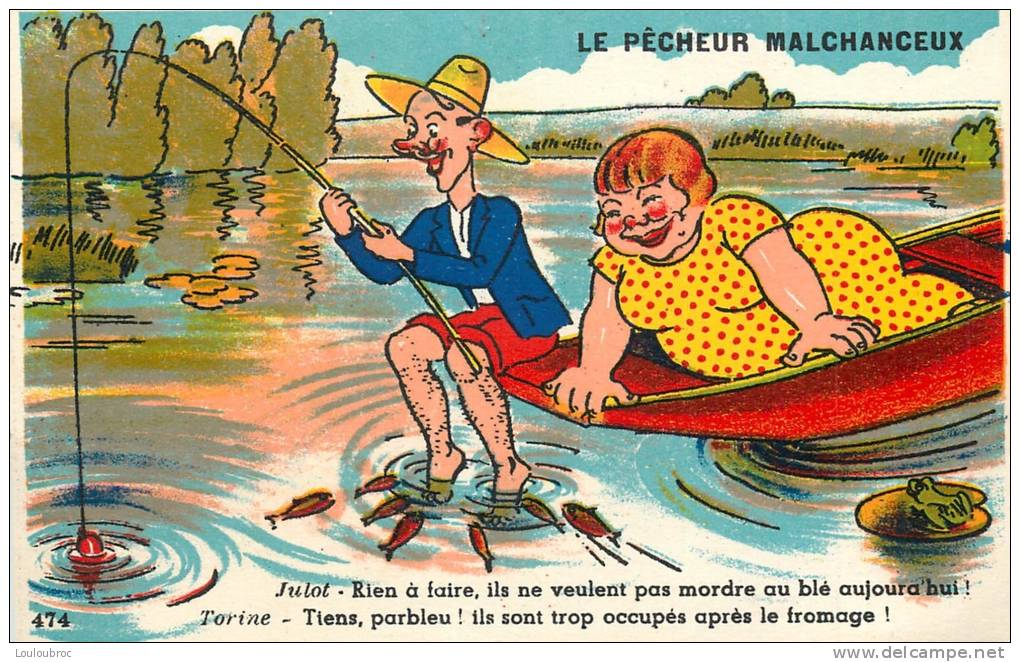 LE PECHEUR MALCHANCEUX - Humour