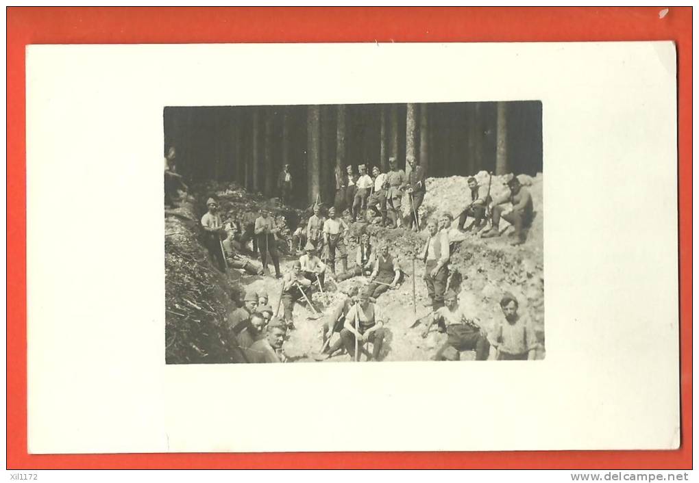 C1311 Militaires Correction Du Grenet .En 1917,région Jorat-Moudon Selon Mention Sur Autre Carte Du Lot.Non Circ. - Jorat-Mézières