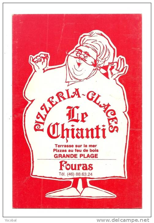 Cp, Commerce, Pizzéria "Le Chianti Glaces - Fouras (17) - Restaurants