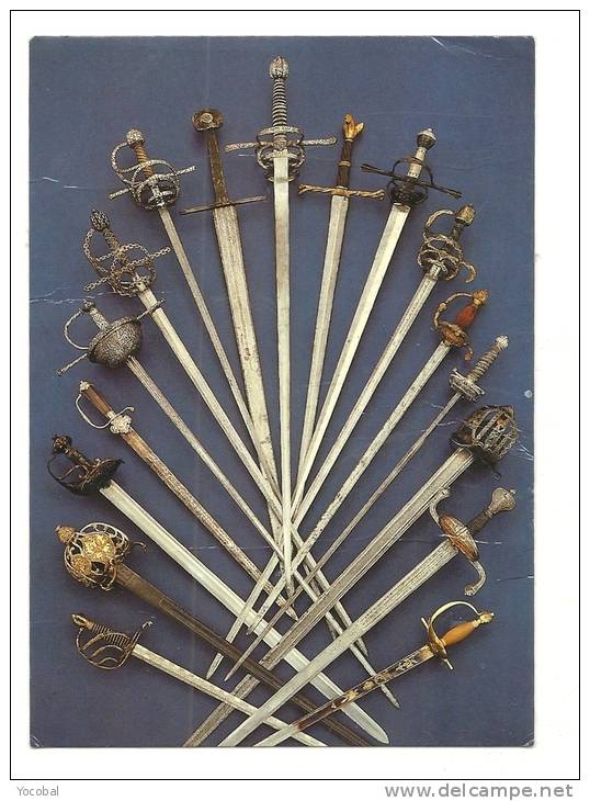 Cp, Militaria, Royal Armouries, HN Tower Of London - Swords Of The 15th To 19th Centuries, Voyagée 1989 - Materiale
