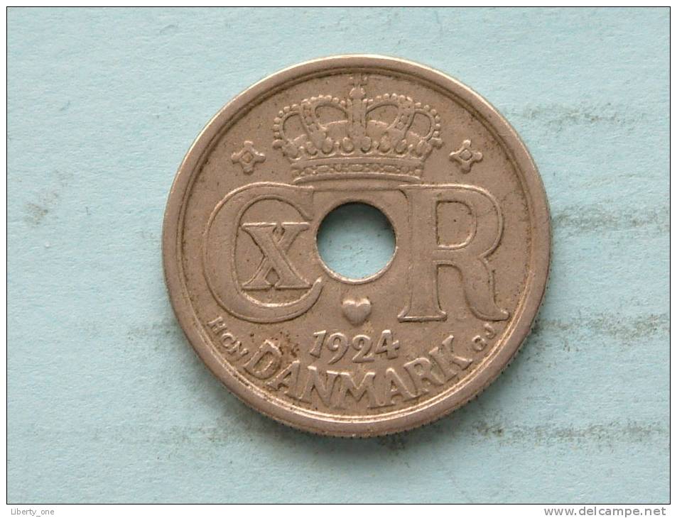 1924 HCN GJ - 25 ORE / KM 823.1 ( Uncleaned - For Grade, Please See Photo ) ! - Danemark