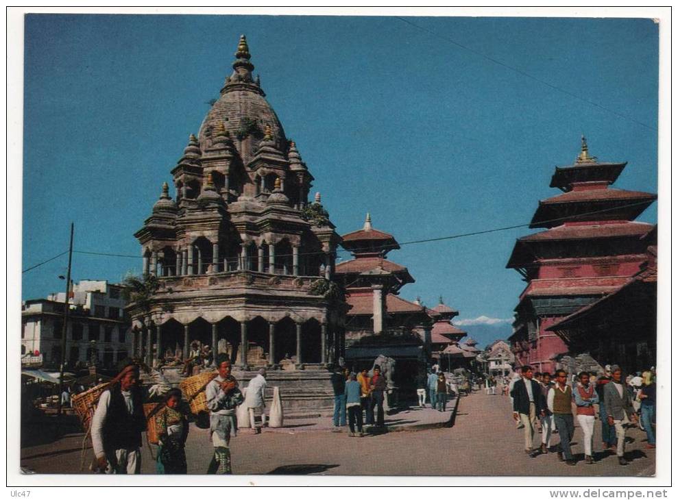 - Patan Durbar Square  - Scan Verso - - Népal