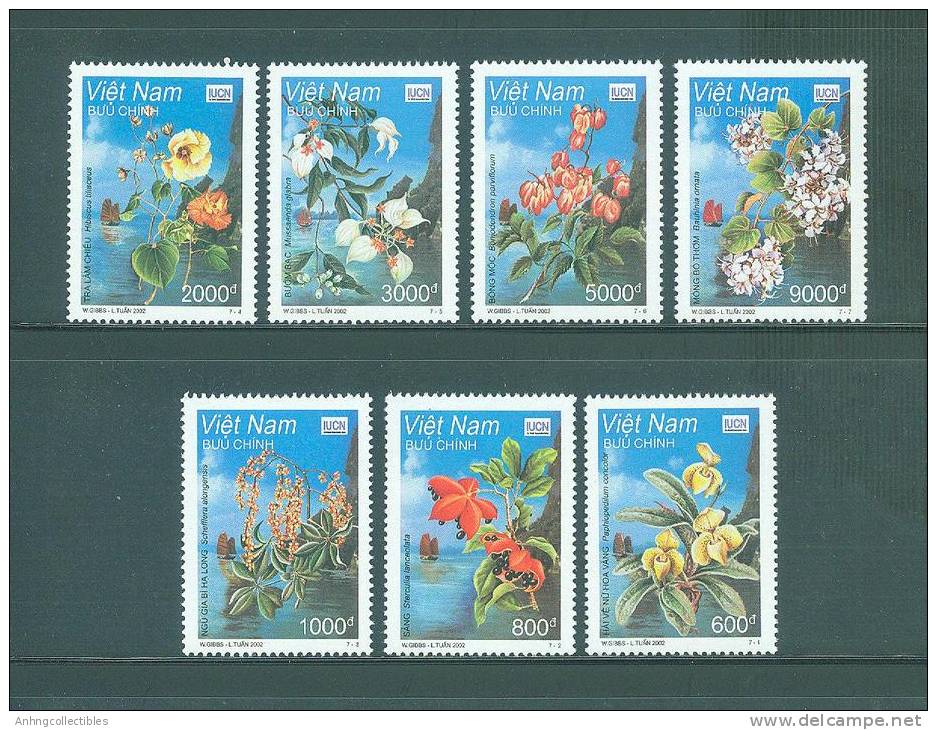 Vietnam: Rare Plants In Ha Long Bay - 2002 Issue - Mint NH - VF - Rare Due To Withdrawn Item - Autres & Non Classés