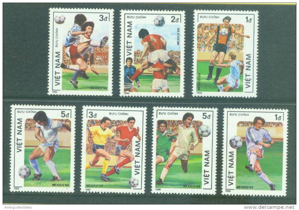 Vietnam: Football Mexico 1986 - Mint NH - VF - 1986 – Mexico