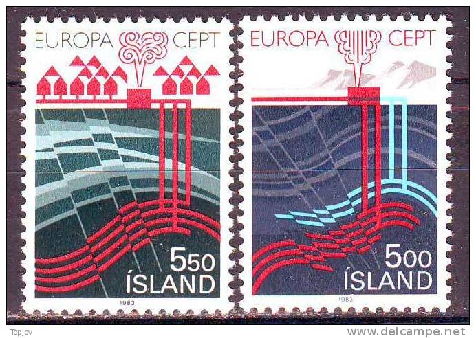 ICELAND - ISLANDE - EUROPE CEPT - VOLCANOS - **MNH - 1983 - Vulkane