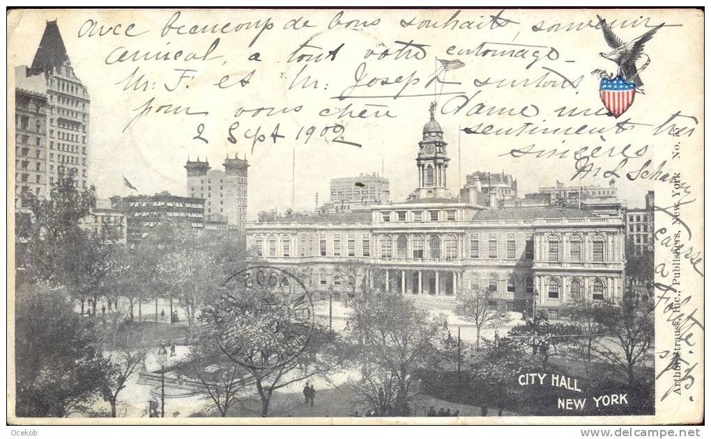 Pk City Hall New York 1902 - Autres & Non Classés