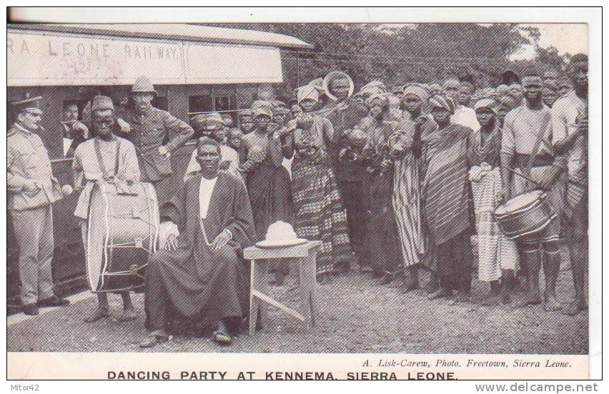 5-Sierra Leone-Tema:Feste, Danze,Musica-Fêtes, Danse, Musique-Feasts:,Dances, Music-v.1906 - Sierra Leone