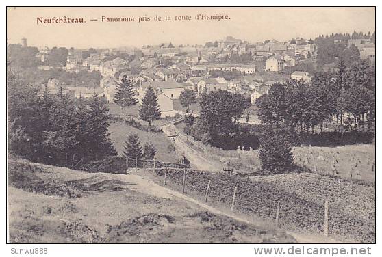 Neufchâteau - Panorama Pris De La Route D'Hamipré (RARE) - Neufchateau