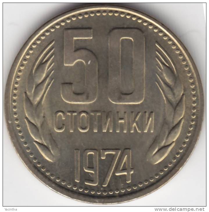 @Y@   BULGARIJE 50 STOTINKI 1974    UNC   (C507) - Bulgarie