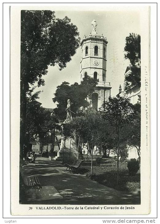 VALLADOLID -  TORRE E CATTEDRALE DEL CUORE DI GESU' - VEDUTA - Valladolid