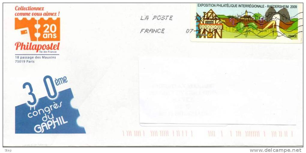 VIGNETTE D'AFFRANCHISSEMENT ILLUSTREE "RAEDERSHEIM " Sur Lettre - 2010-... Illustrated Franking Labels