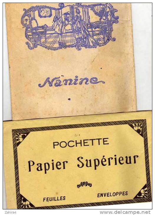 Lot écriture - Correspondance- Enveloppes Divers- Papier Ancien Divers Etc- Nanine- Dizaine D'enveloppes + Papier - Non Classificati